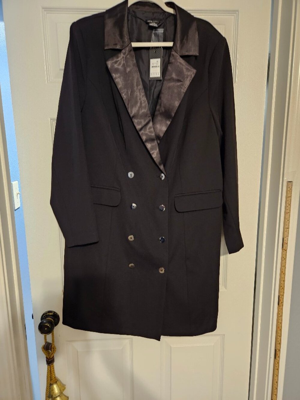 City Chic Black Tuxedo Dress Size 20